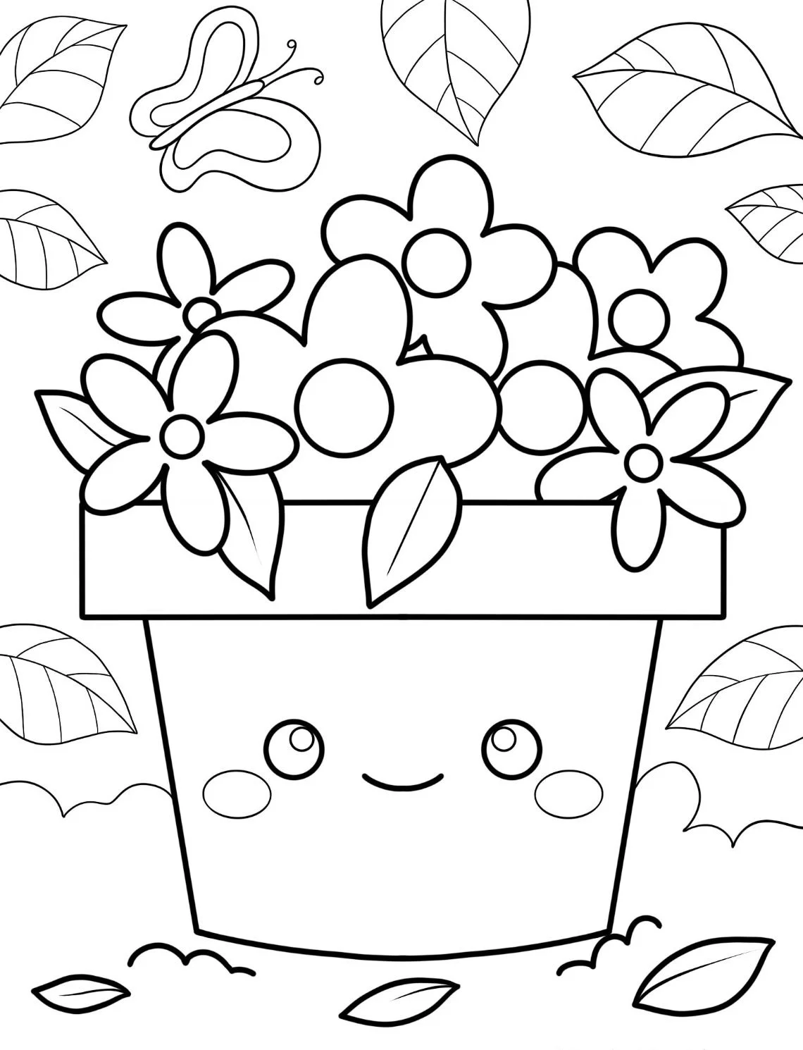 Dibujos para colorear e imprimir Flowers