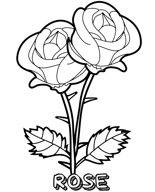 Dibujos para colorear e imprimir Flowers