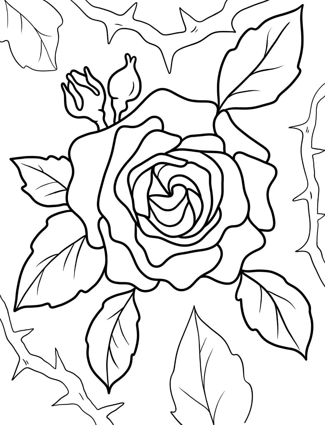 Dibujos para colorear e imprimir Flowers