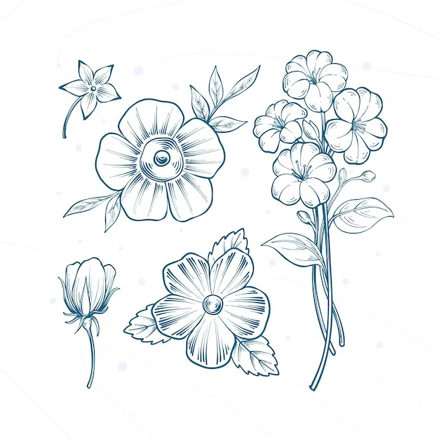 Dibujos para colorear e imprimir Flowers