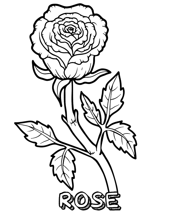 Dibujos para colorear e imprimir Flowers