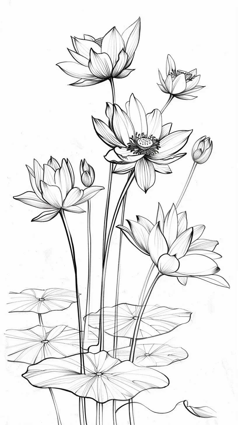 Dibujos para colorear e imprimir Flowers