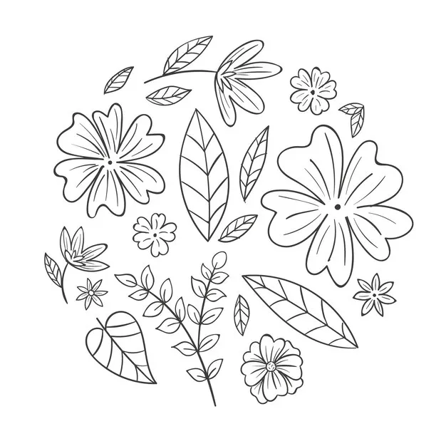 Dibujos para colorear e imprimir Flowers