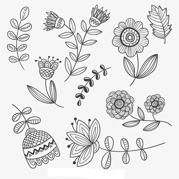 Dibujos para colorear e imprimir Flowers