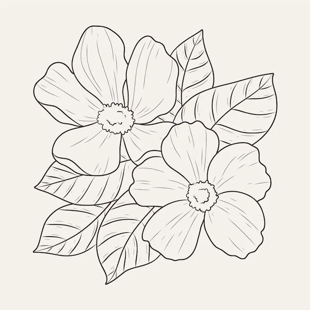 Dibujos para colorear e imprimir Flowers