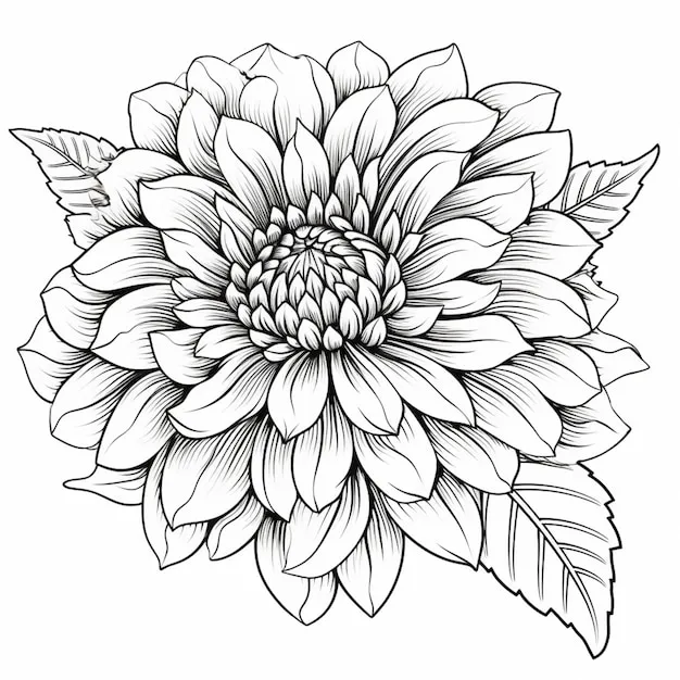 Dibujos para colorear e imprimir Flowers