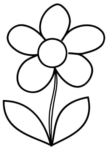 Dibujos para colorear e imprimir Flowers