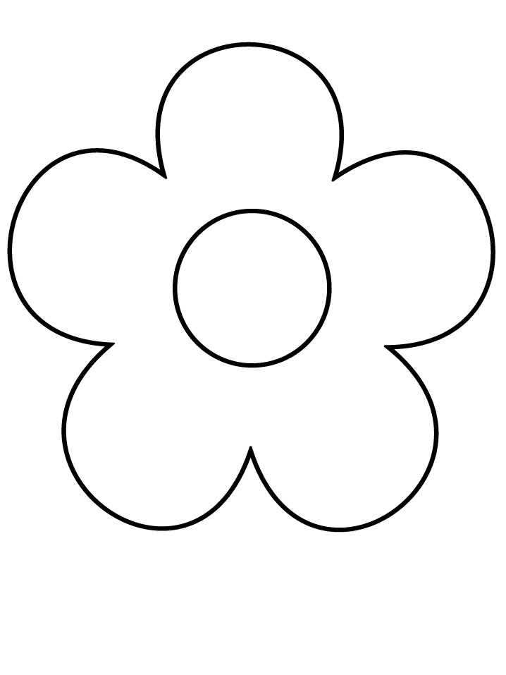 Dibujos para colorear e imprimir Flowers