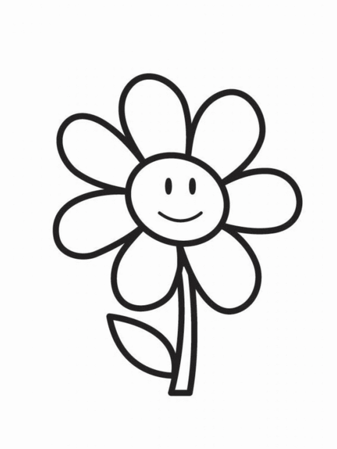 Dibujos para colorear e imprimir Flowers