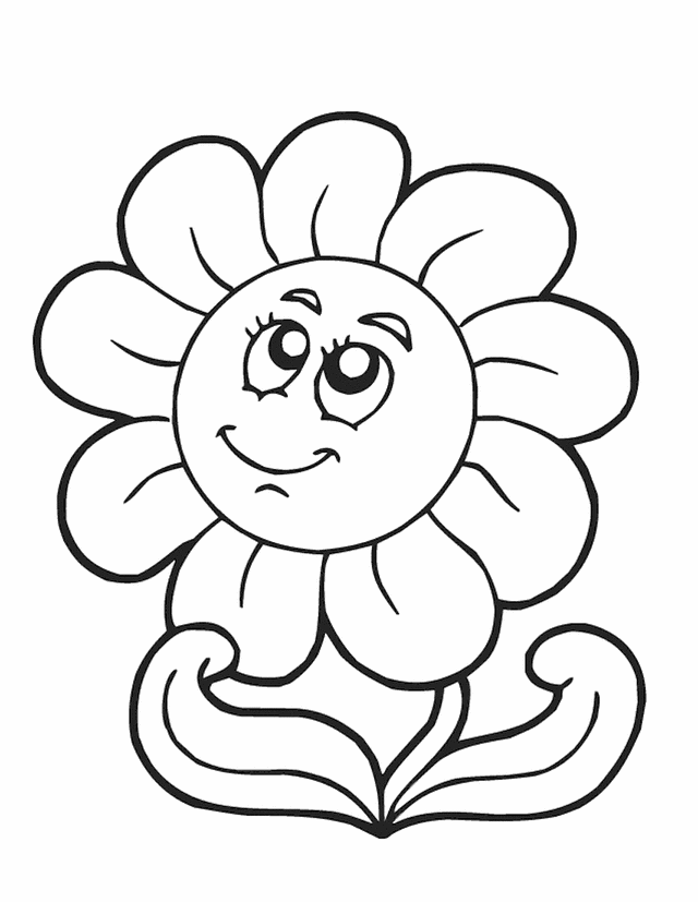 Dibujos para colorear e imprimir Flowers