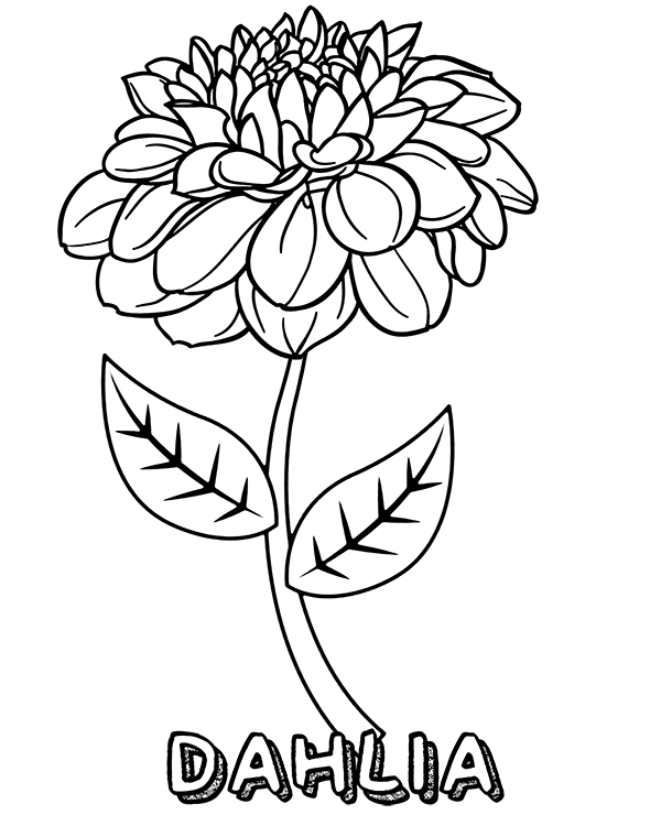 Dibujos para colorear e imprimir Flowers