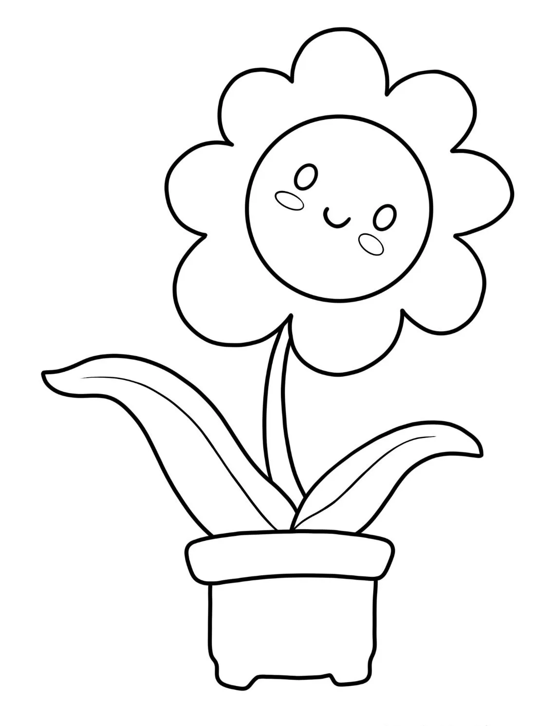 Dibujos para colorear e imprimir Flowers