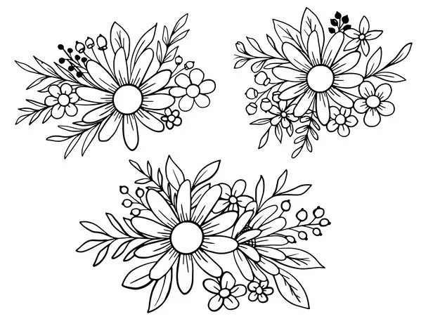 Dibujos para colorear e imprimir Flowers