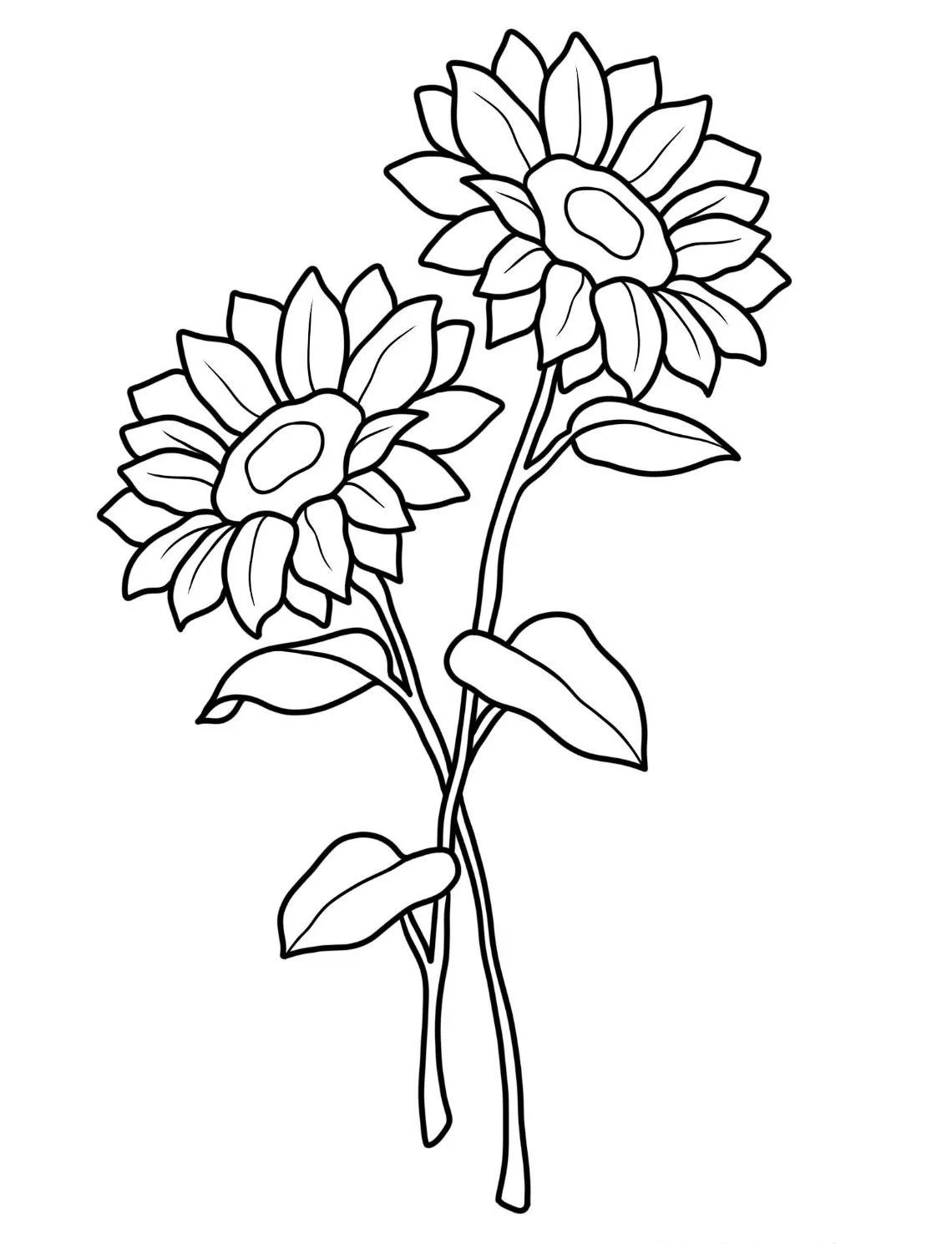 Dibujos para colorear e imprimir Flowers