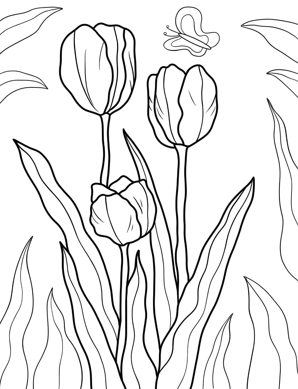 Dibujos para colorear e imprimir Flowers