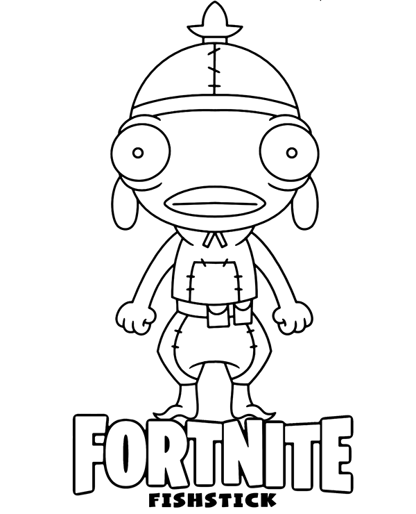 Dibujos para colorear e imprimir Fortnite