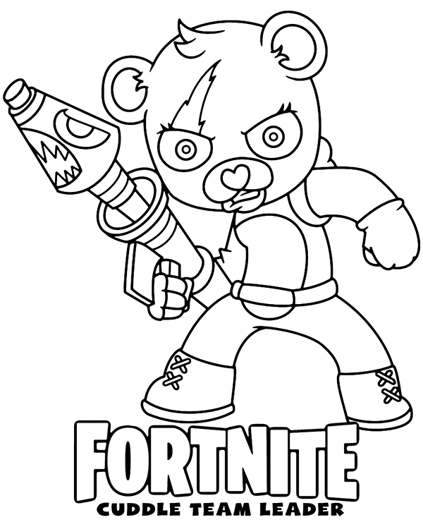 Dibujos para colorear e imprimir Fortnite