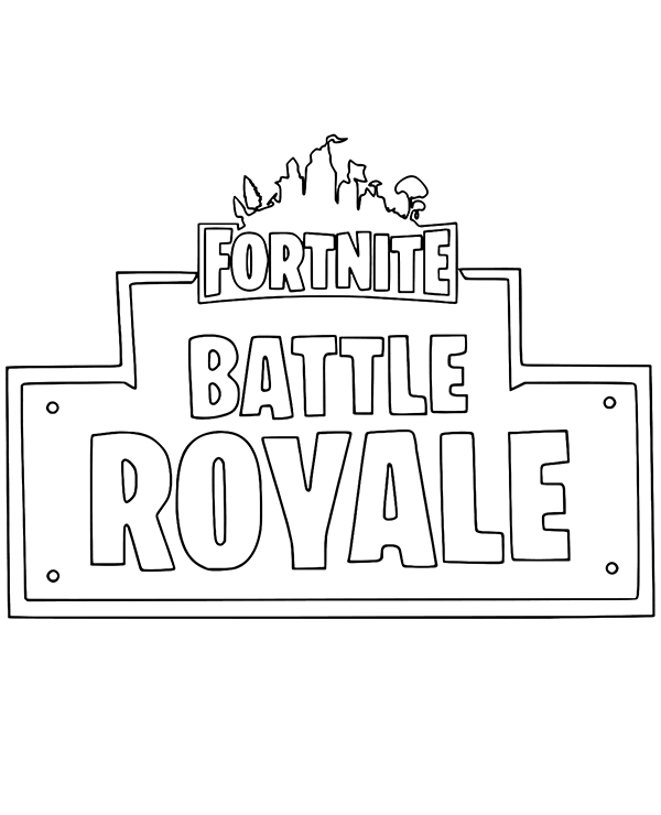 Dibujos para colorear e imprimir Fortnite