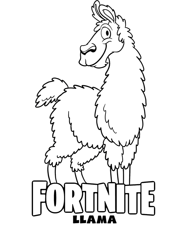 Dibujos para colorear e imprimir Fortnite