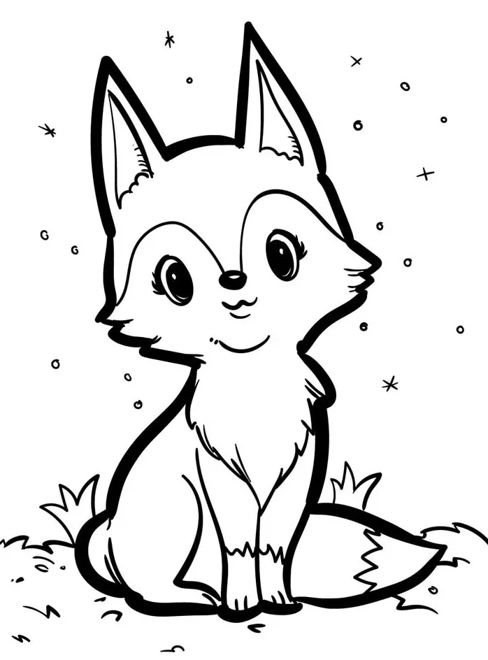 Dibujos para colorear e imprimir Fox