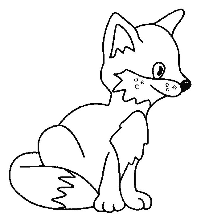 Dibujos para colorear e imprimir Fox