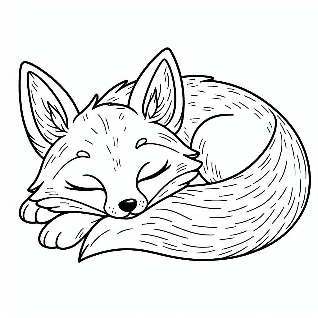 Dibujos para colorear e imprimir Fox