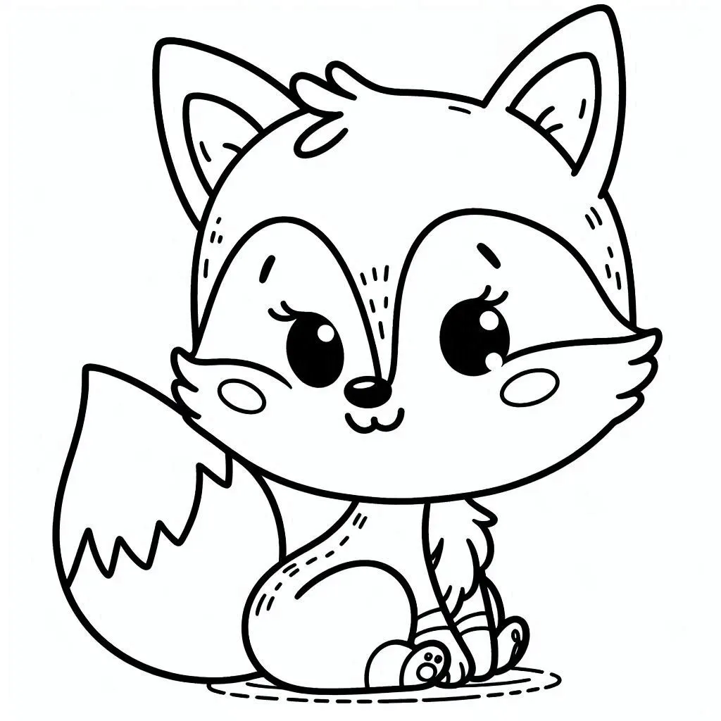 Dibujos para colorear e imprimir Fox