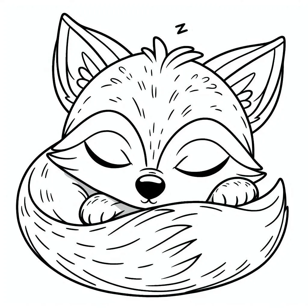 Dibujos para colorear e imprimir Fox