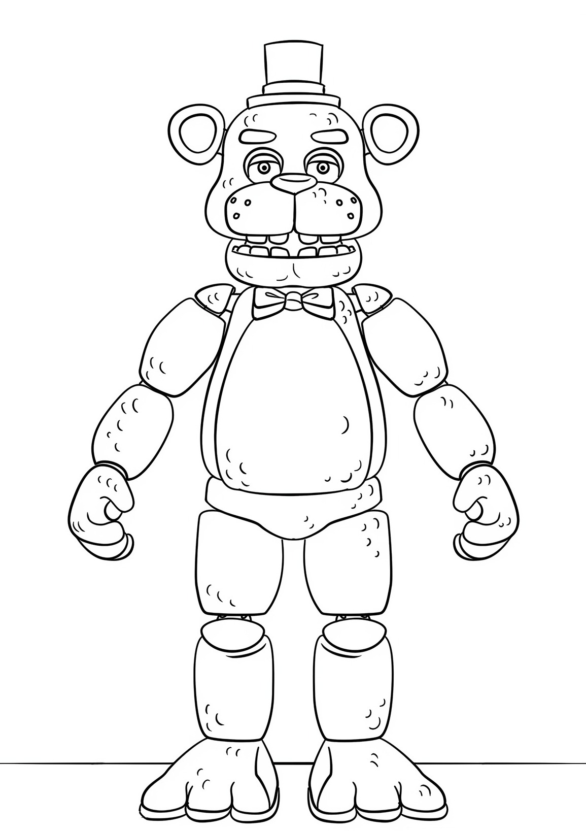 Dibujos para colorear e imprimir Freddy