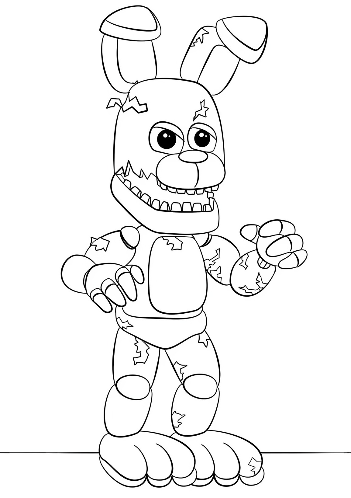 Dibujos para colorear e imprimir Freddy