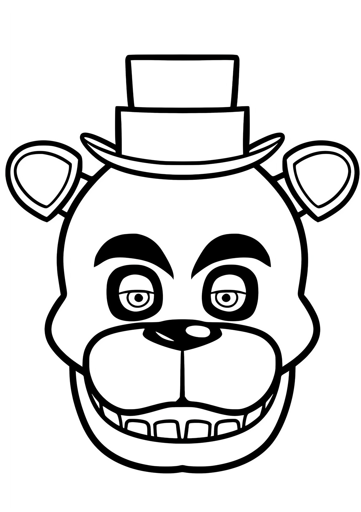 Dibujos para colorear e imprimir Freddy