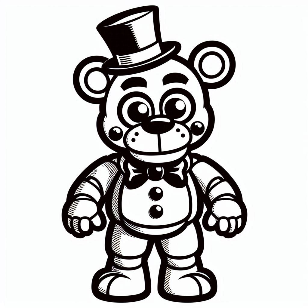 Dibujos para colorear e imprimir Freddy