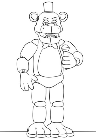 Dibujos para colorear e imprimir Freddy