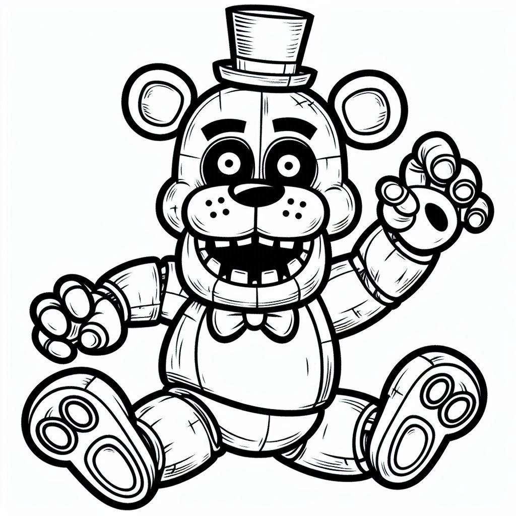 Dibujos para colorear e imprimir Freddy