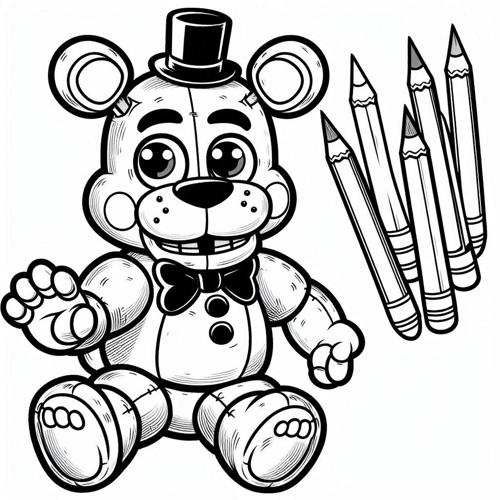 Dibujos para colorear e imprimir Freddy