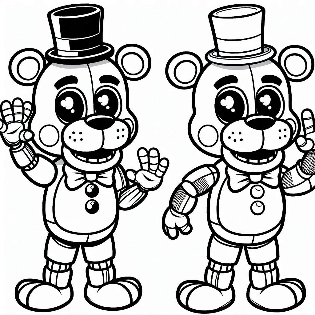 Dibujos para colorear e imprimir Freddy