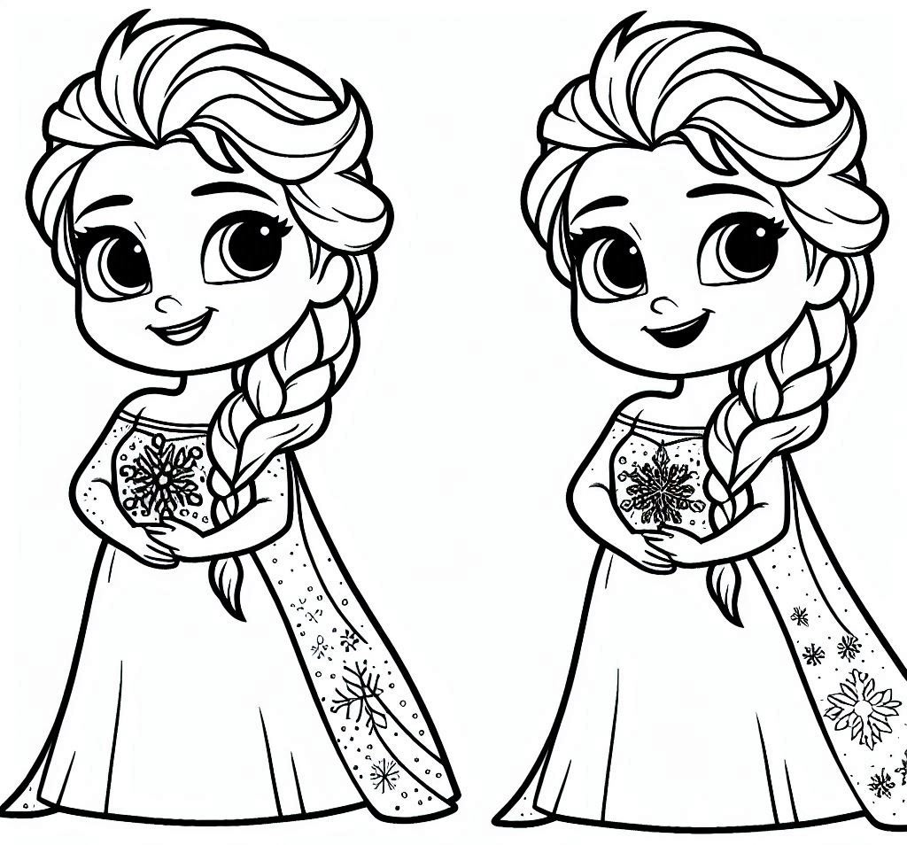 Dibujos para colorear e imprimir Frozen