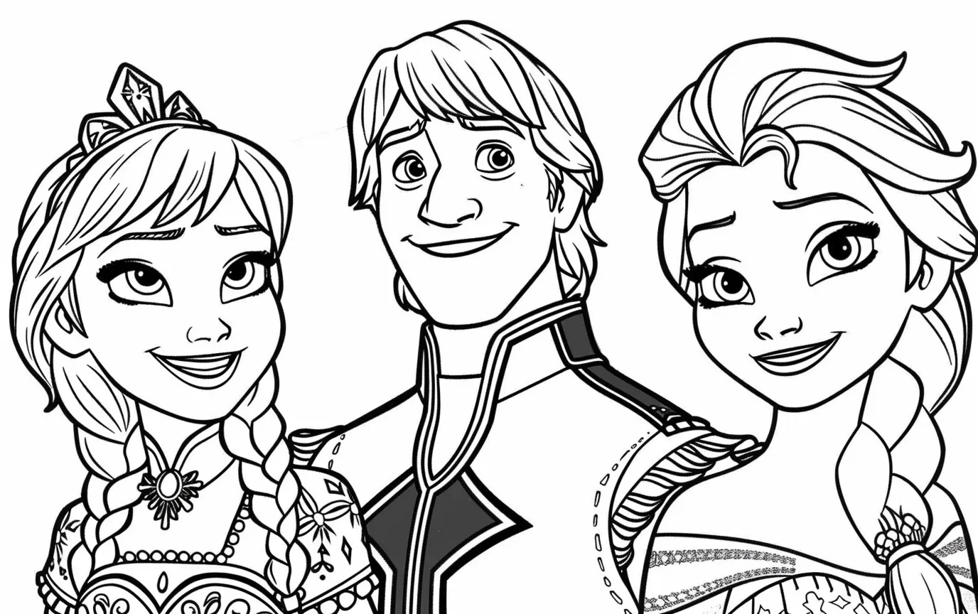 Dibujos para colorear e imprimir Frozen