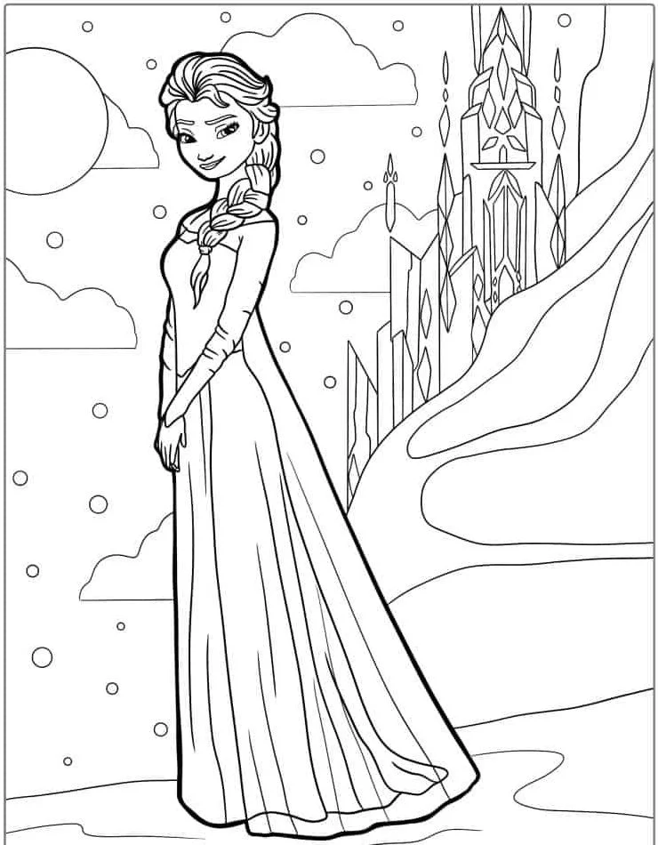 Dibujos para colorear e imprimir Frozen