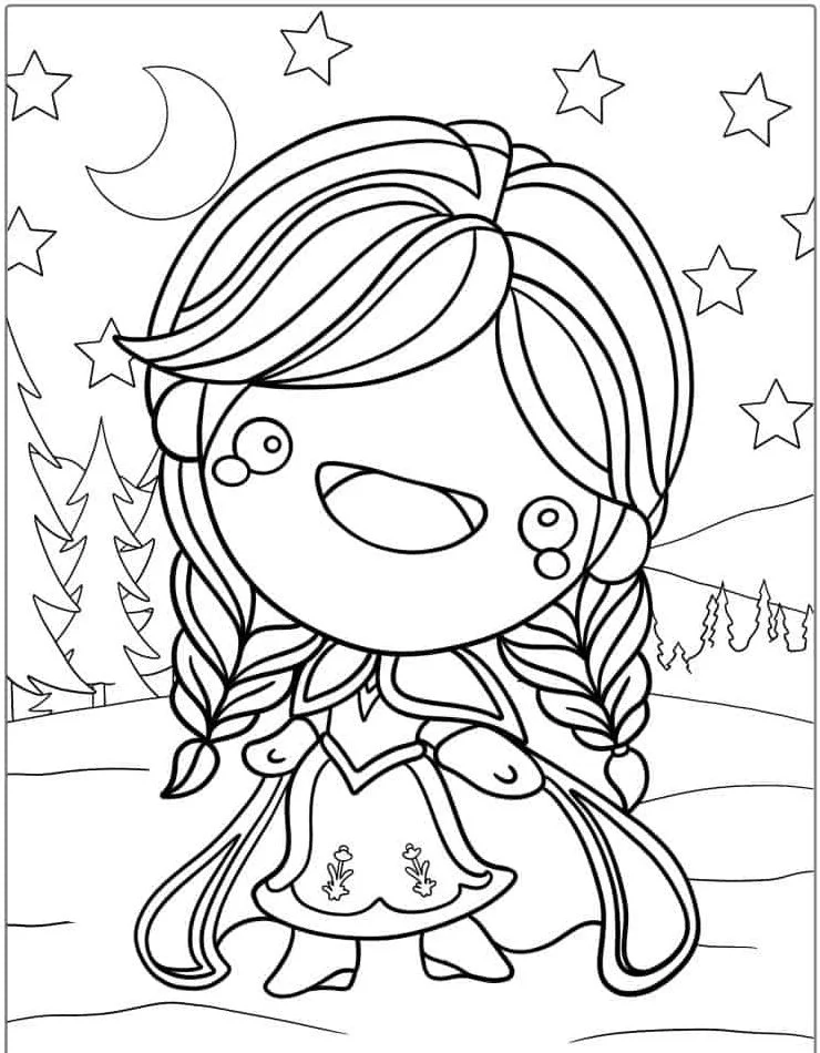 Dibujos para colorear e imprimir Frozen