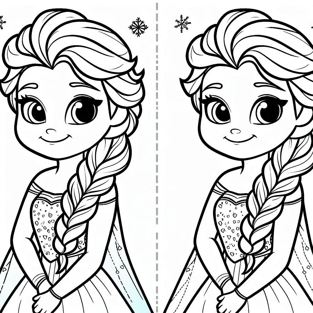 Dibujos para colorear e imprimir Frozen