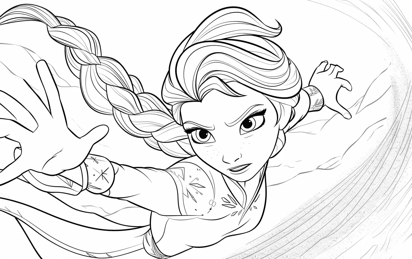 Dibujos para colorear e imprimir Frozen