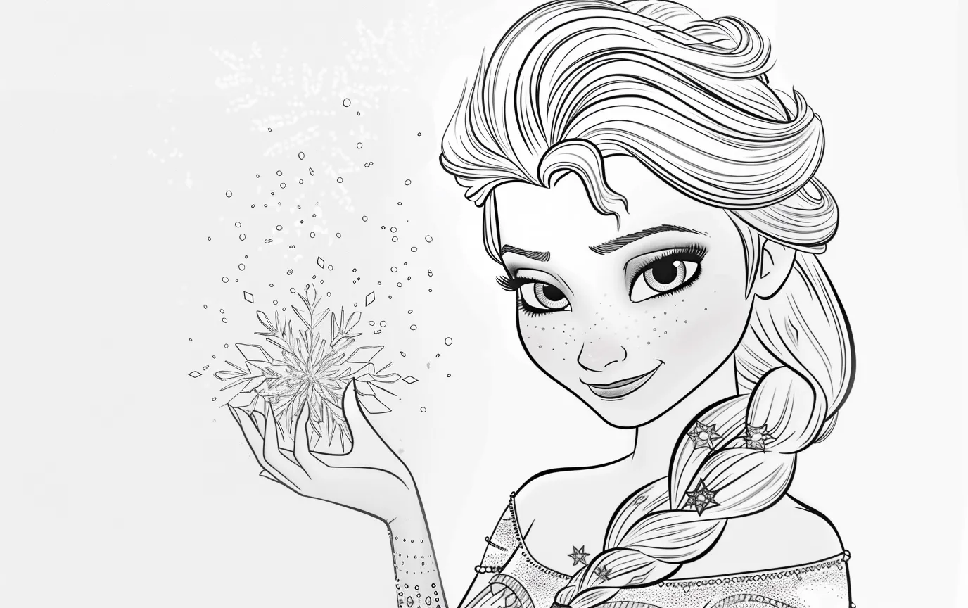 Dibujos para colorear e imprimir Frozen