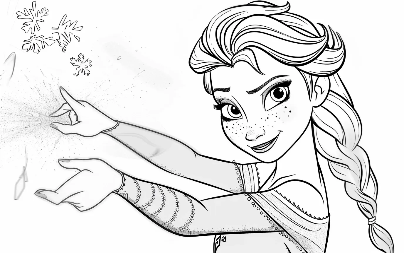 Dibujos para colorear e imprimir Frozen