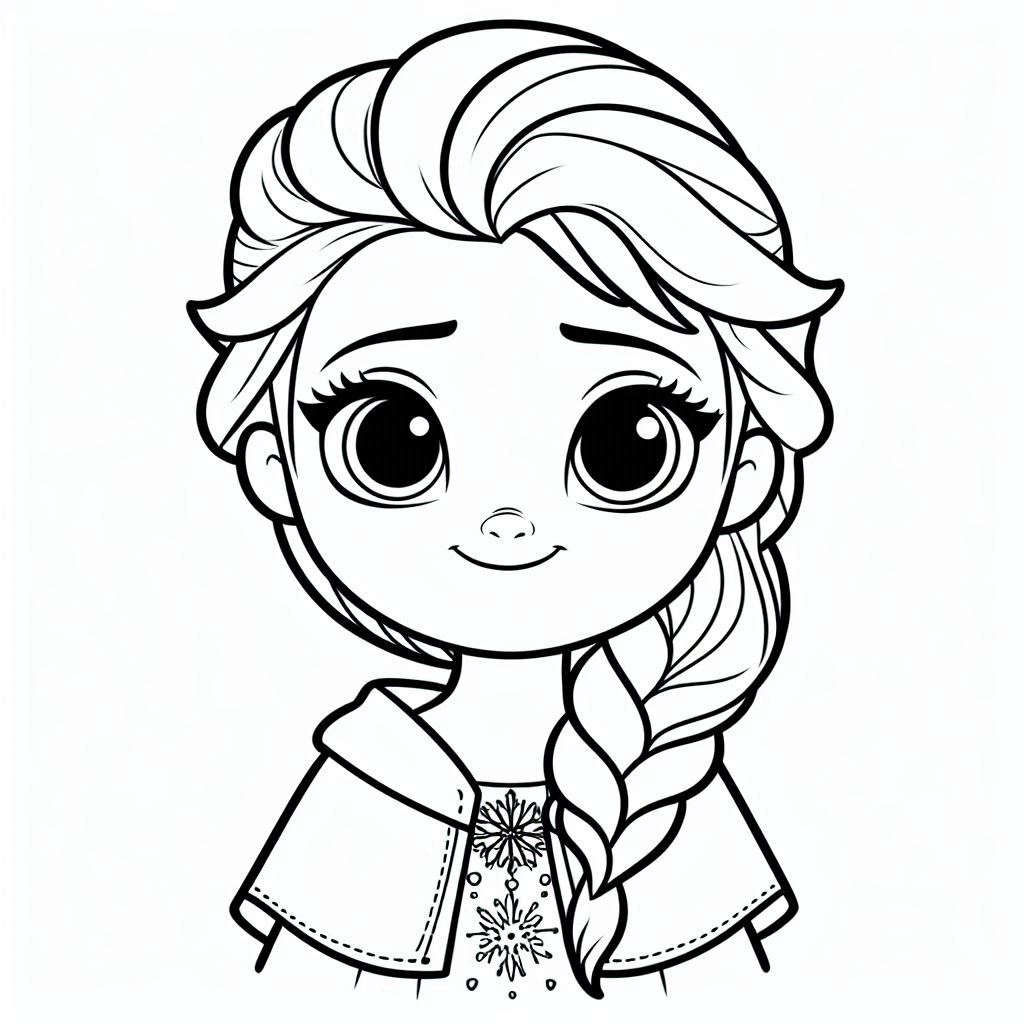 Dibujos para colorear e imprimir Frozen