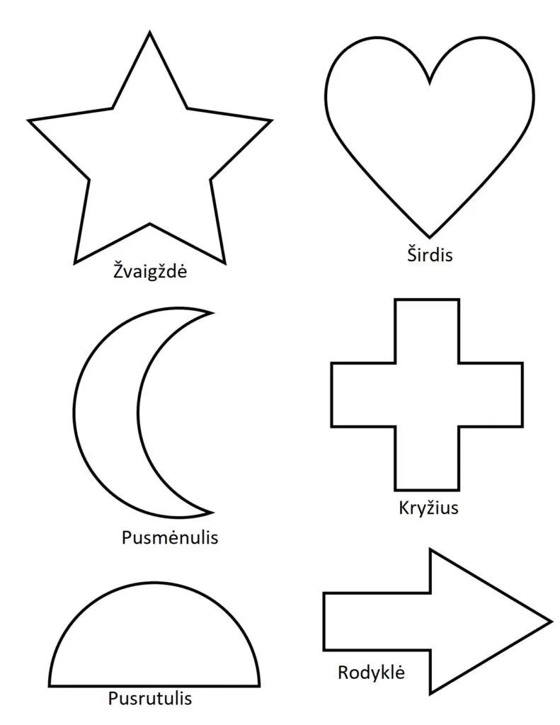 Dibujos para colorear e imprimir Geometric Shapes