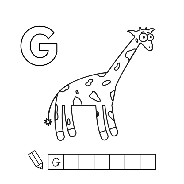 Dibujos para colorear e imprimir Giraffe