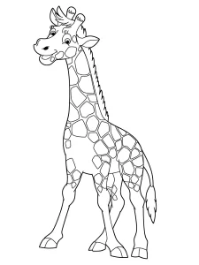 Giraffe coloring pages 30