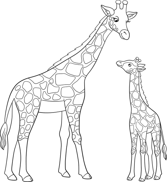 Dibujos para colorear e imprimir Giraffe