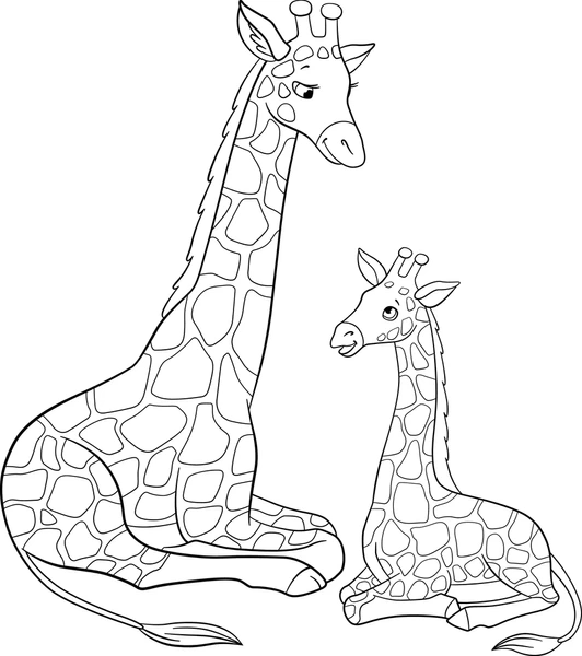 Dibujos para colorear e imprimir Giraffe